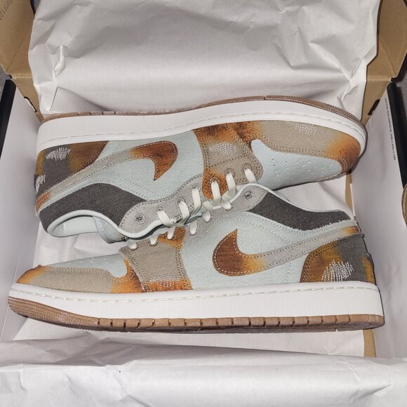 Size 12 - Jordan 1 Low SE Multi Color Sail Distressed IM6664-991 AUTHENTIC NEW! - Picture 9 of 11